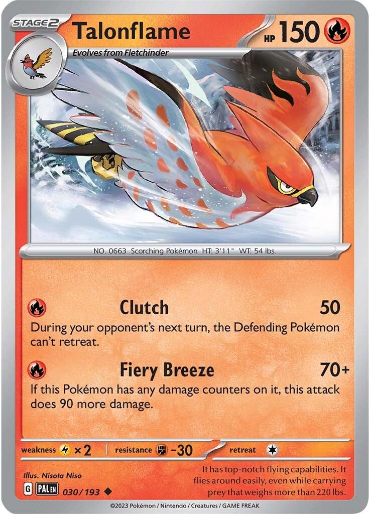 Talonflame (030/193) [Scarlet & Violet: Paldea Evolved] 