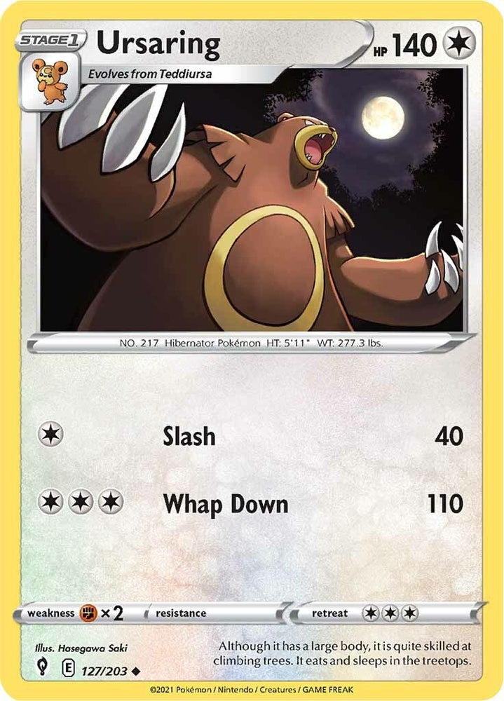 Ursaring (127/203) [Sword &amp; Shield: Evolving Skies] 