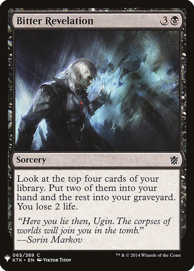 Bitter Revelation [Mystery Booster] 