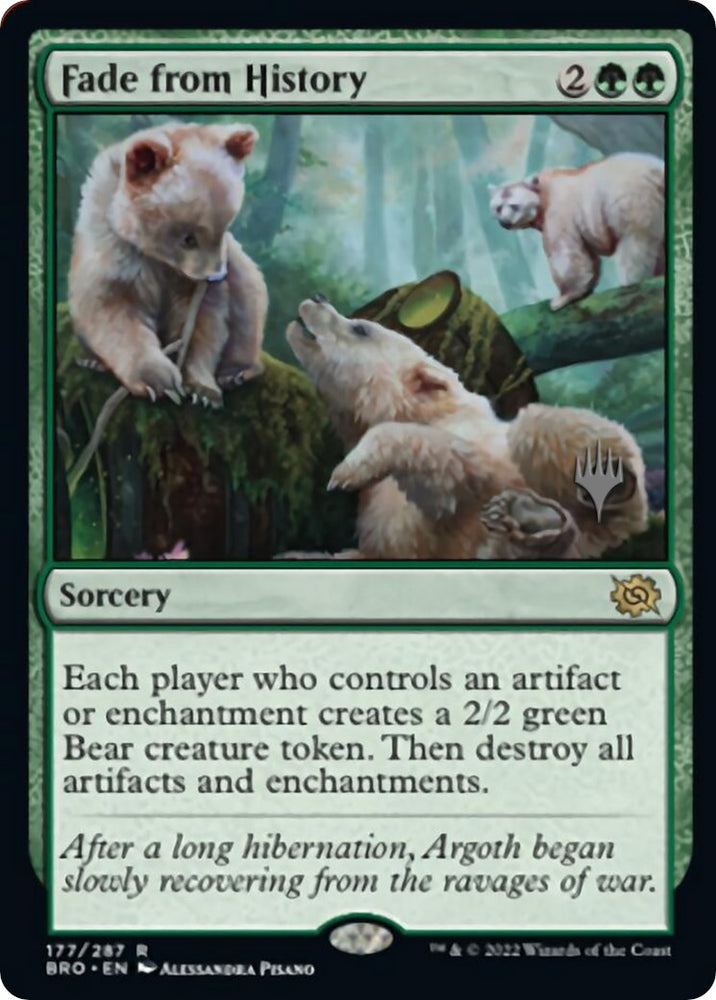 Fade from History (Promo Pack) [The Brothers' War Promos] 