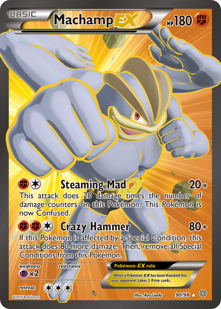 Machamp EX (90/98) [XY: Ancient Origins] 