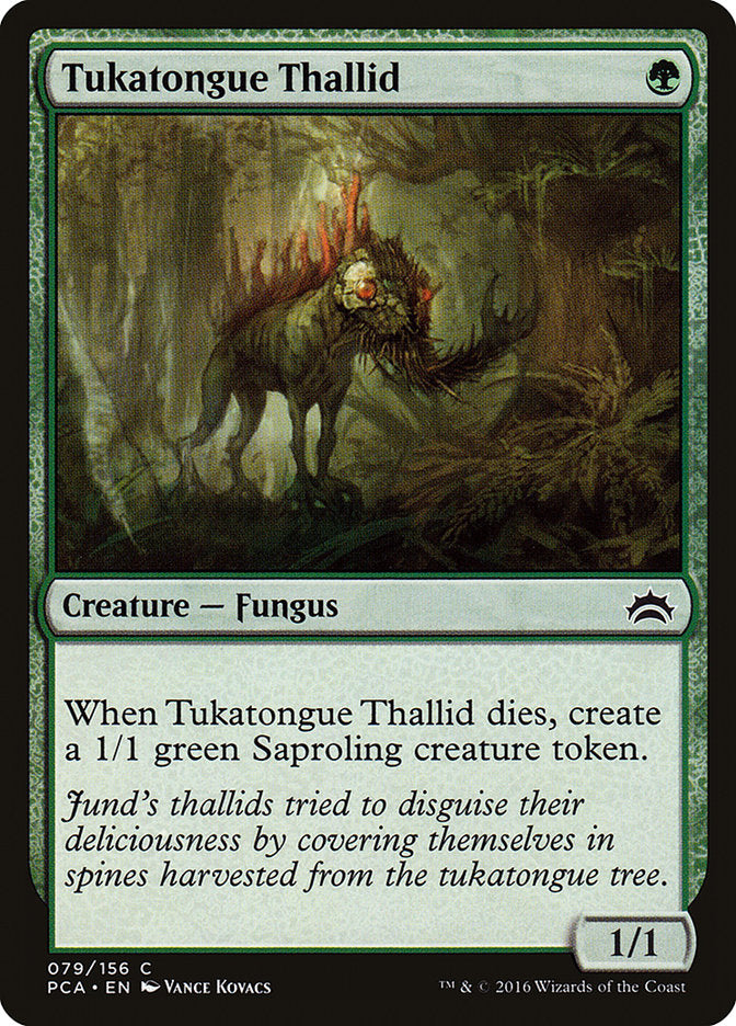 Tukatongue Thallid [Planechase Anthology] 