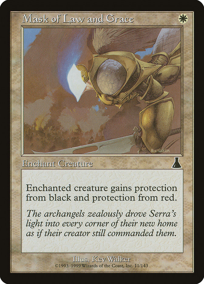 Mask of Law and Grace [Urza's Destiny] 