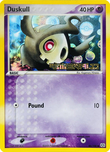 Duskull (46/106) (Stamped) [EX: Emerald] 