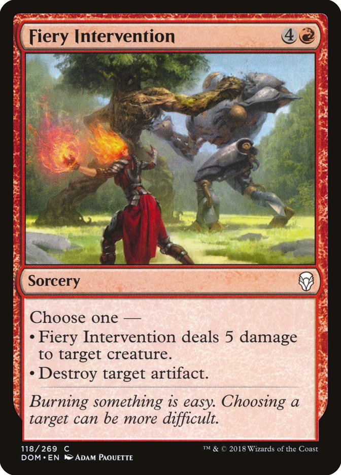 Fiery Intervention [Dominaria] 