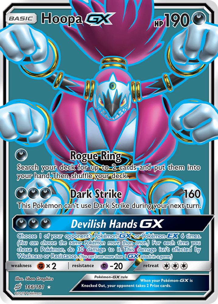 Hoopa GX (166/181) [Sun &amp; Moon: Team Up] 