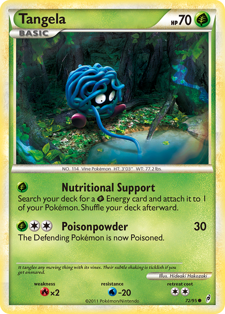 Tangela (72/95) [HeartGold &amp; SoulSilver: Call of Legends] 
