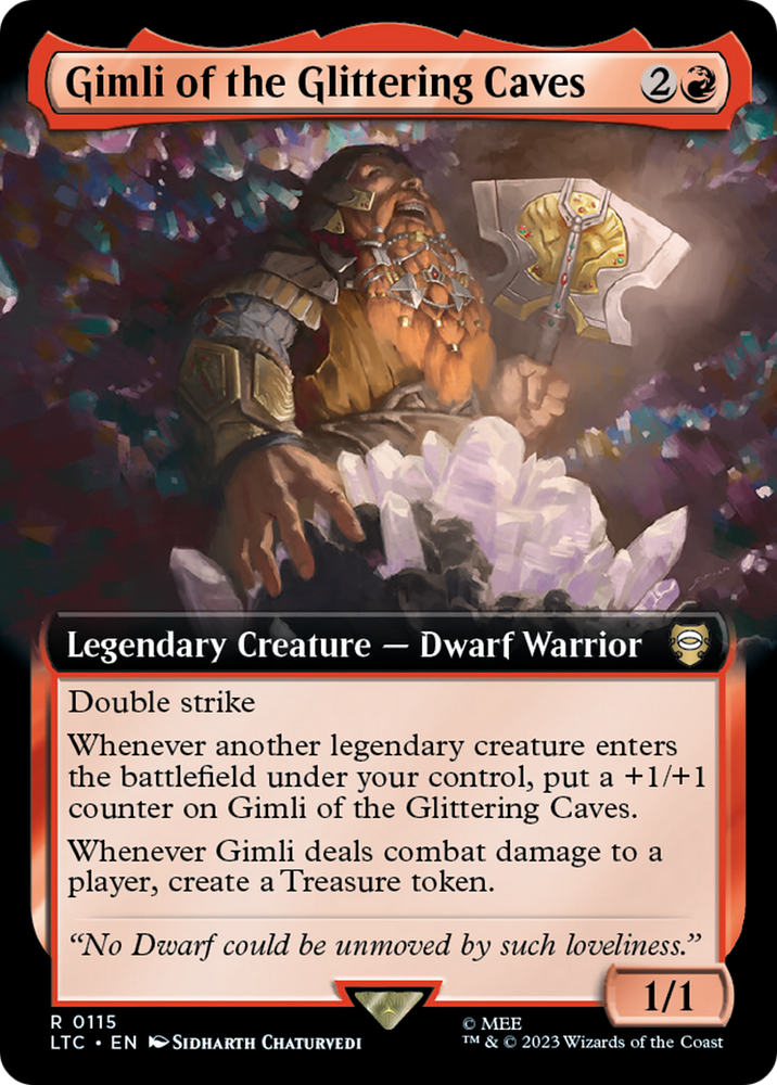 Gimli of the Glittering Caves (Extended Art) [The Lord of the Rings: Tales of Middle-Earth Commander] 