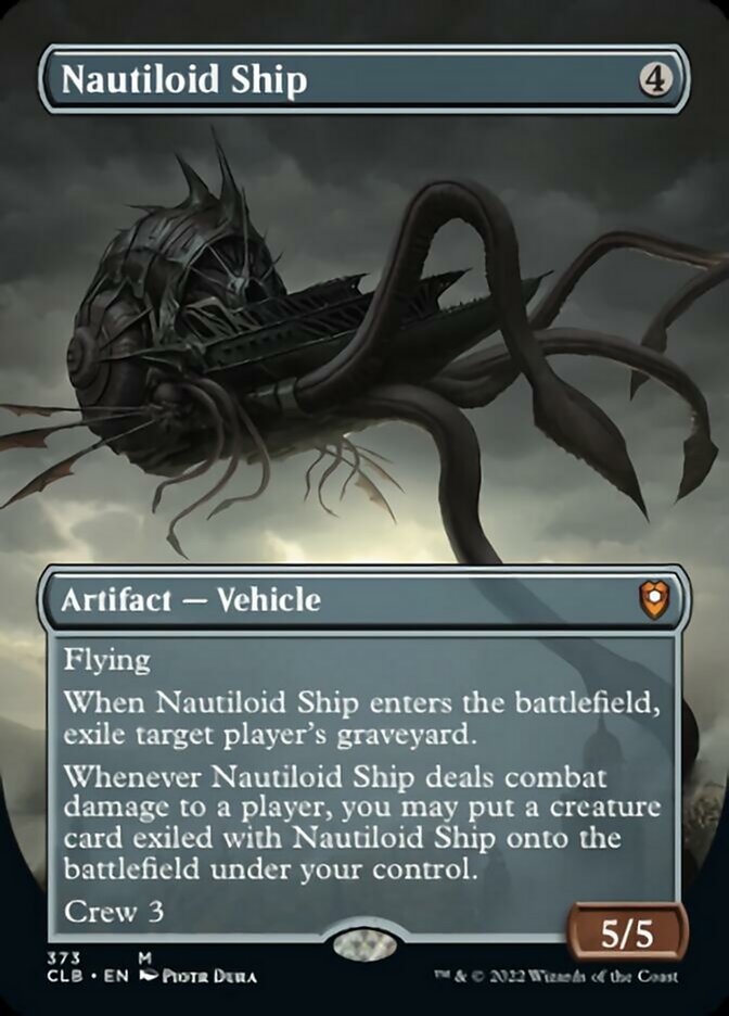 Nautiloid Ship (Borderless Alternate Art) [Commander Legends: Battle for Baldur's Gate] 