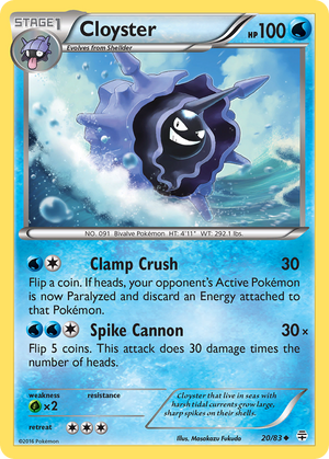 Cloyster (20/83) [XY: Generations] 