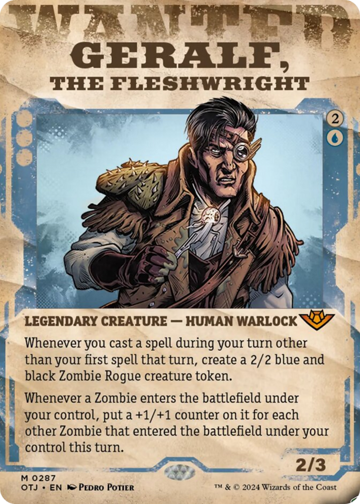 Geralf, the Fleshwright (Showcase) [Outlaws of Thunder Junction] 