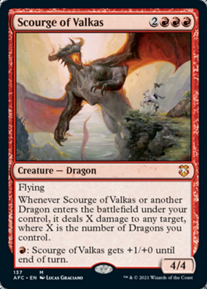 Scourge of Valkas [Dungeons & Dragons: Adventures in the Forgotten Realms Commander] 