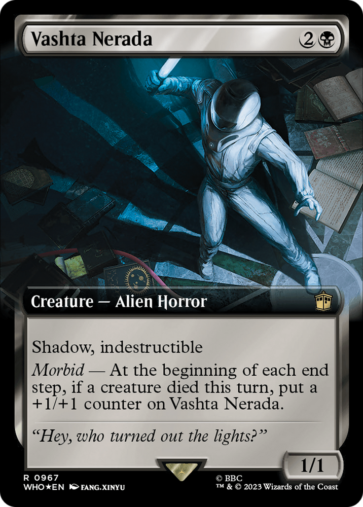 Vashta Nerada (Extended Art) (Surge Foil) [Doctor Who] 