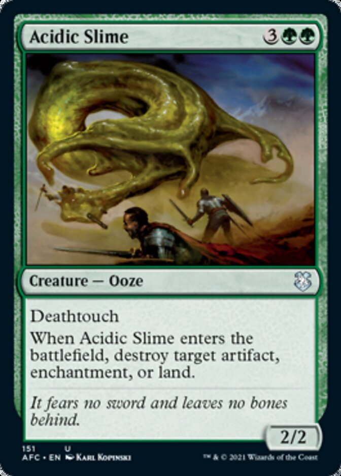 Acidic Slime [Dungeons & Dragons: Adventures in the Forgotten Realms Commander] 