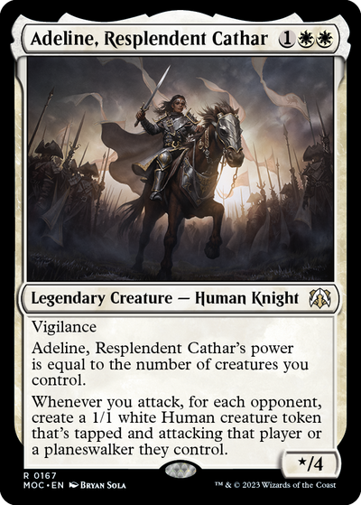 Adeline, Resplendent Cathar [March of the Machine Commander] 