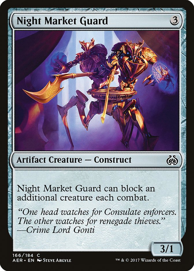 Night Market Guard [Aether Revolt] 