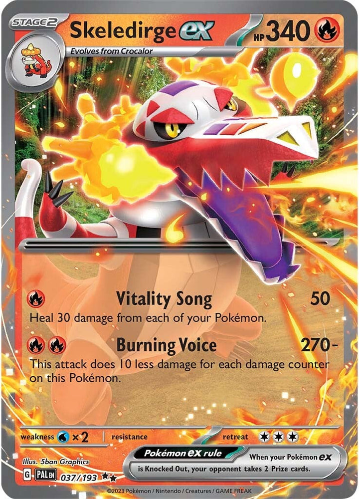 Skeledirge ex (037/193) [Scarlet &amp; Violet: Paldea Evolved] 