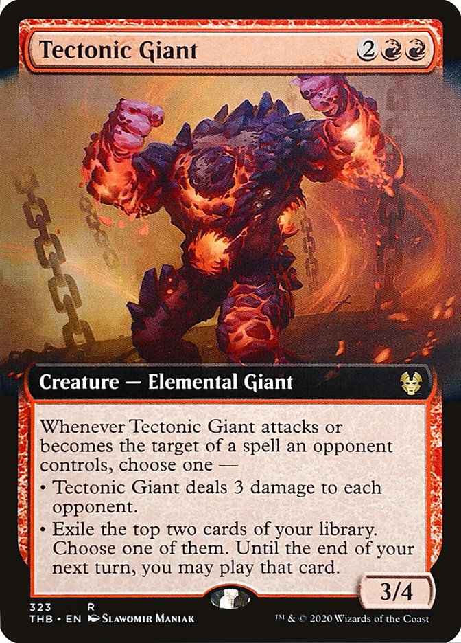 Tectonic Giant (Extended Art) [Theros Beyond Death] 