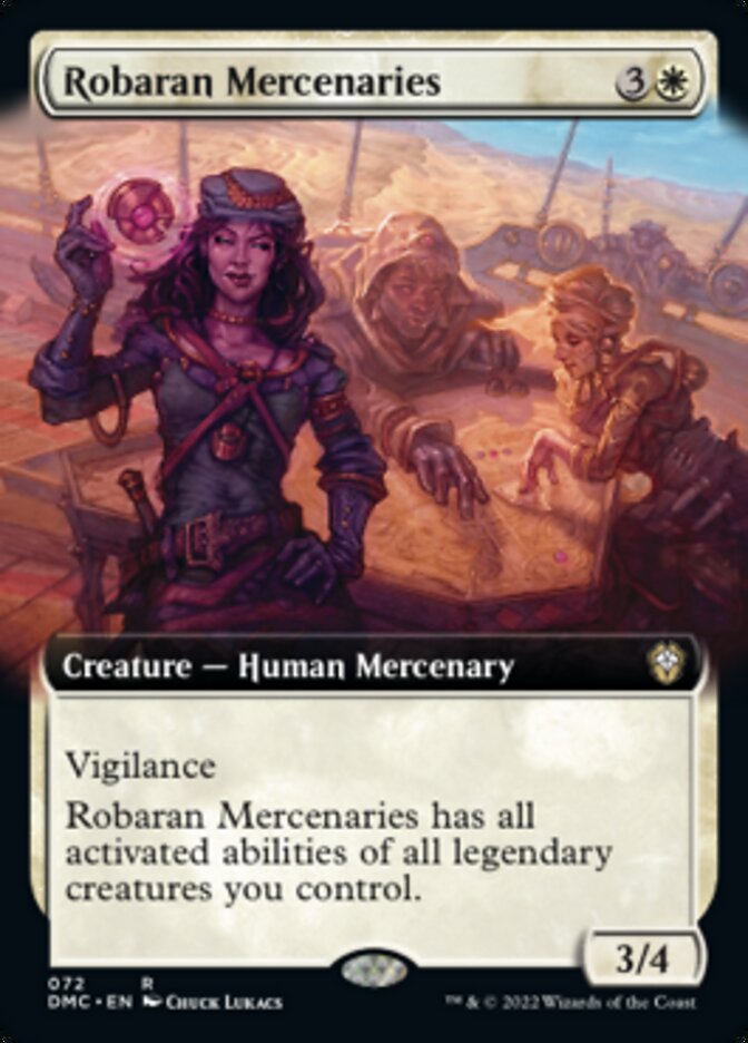 Robaran Mercenaries (Extended Art) [Dominaria United Commander] 