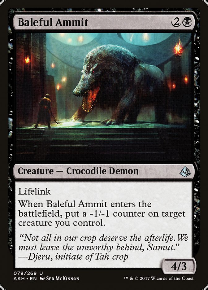 Baleful Ammit [Amonkhet] 