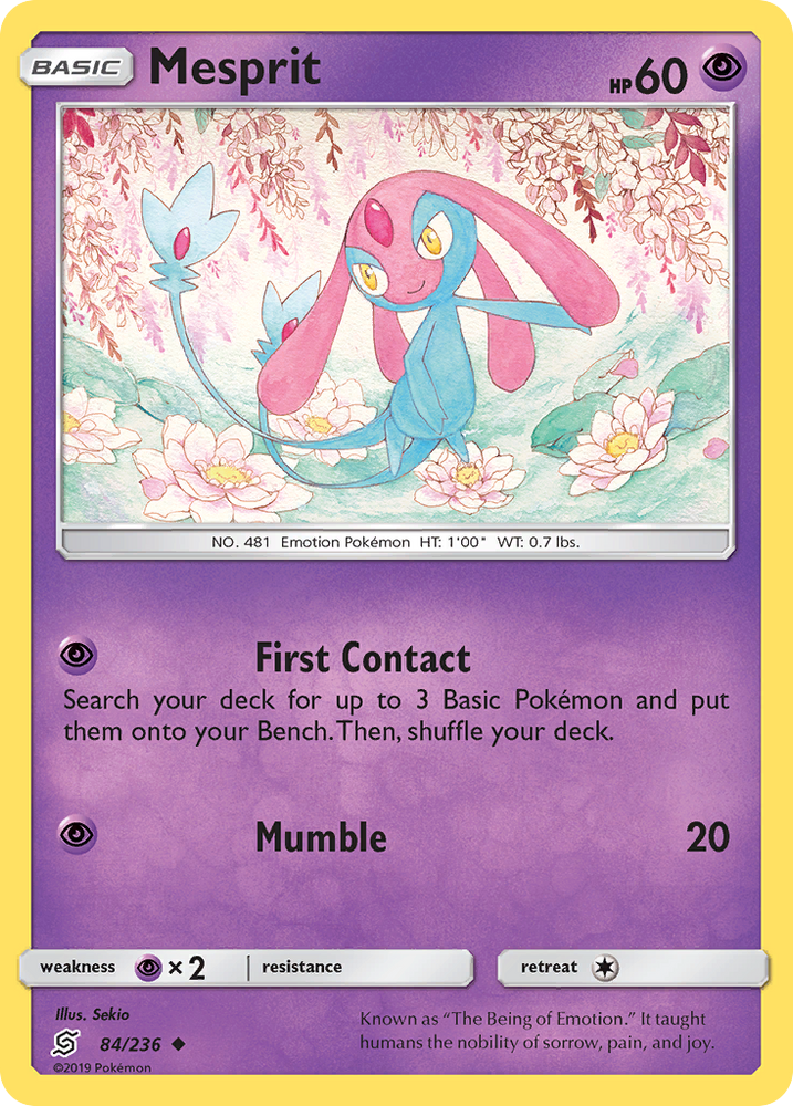 Mesprit (84/236) [Sun &amp; Moon: Unified Minds] 