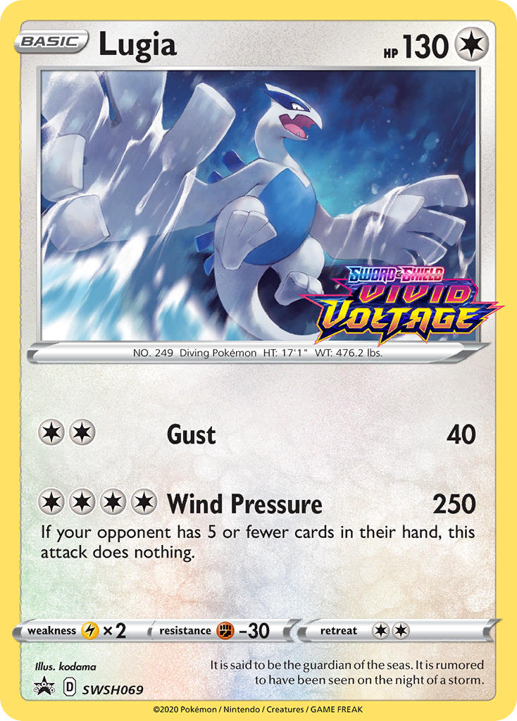 Lugia (SWSH069) (Prerelease Promo) [Sword & Shield: Black Star Promos] 