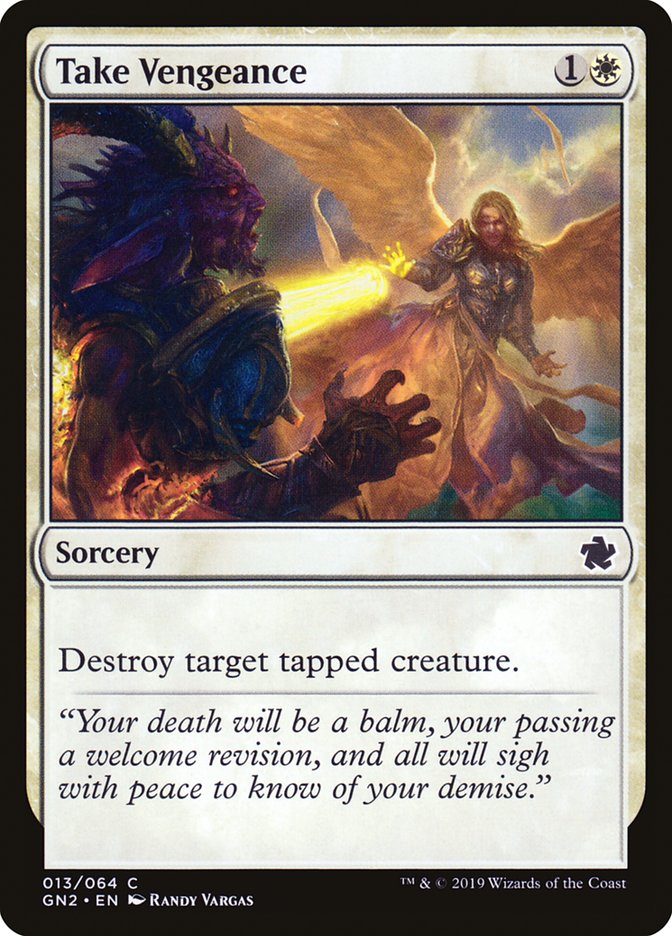Take Vengeance [Game Night 2019] 