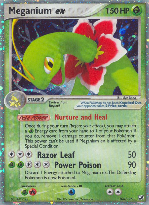 Meganium ex (106/115) [EX: Unseen Forces] 