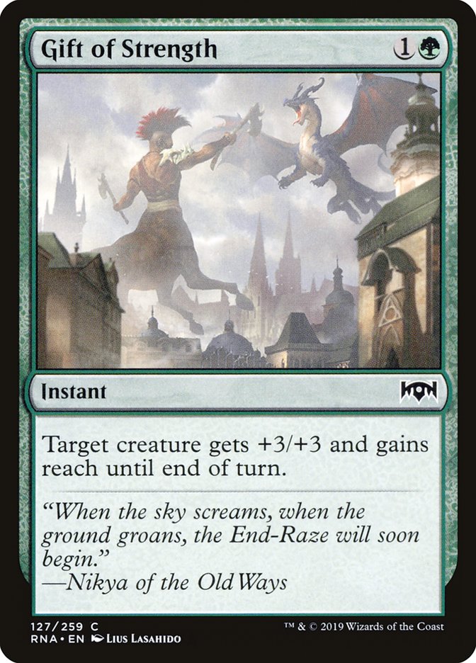 Gift of Strength [Ravnica Allegiance] 