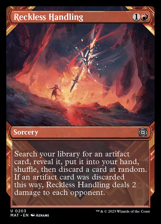 Reckless Handling (Showcase Halo Foil) [March of the Machine: The Aftermath] 
