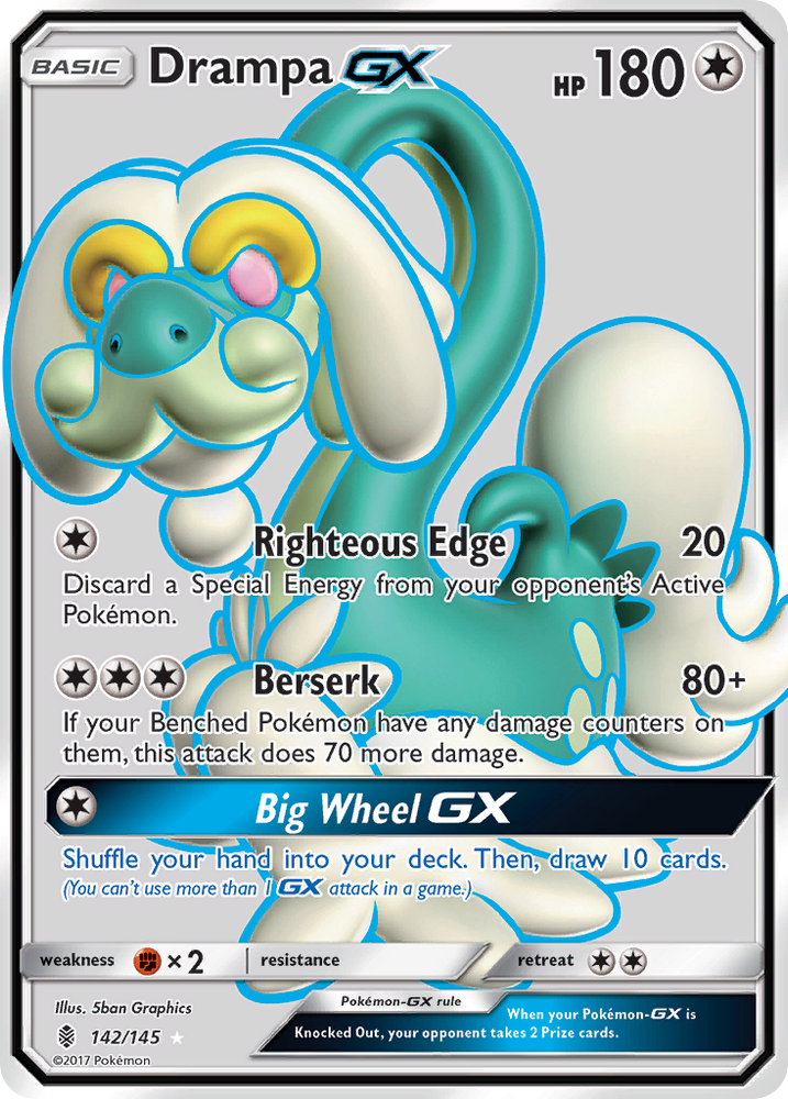 Drampa GX (142/145) [Sun &amp; Moon: Guardians Rising] 