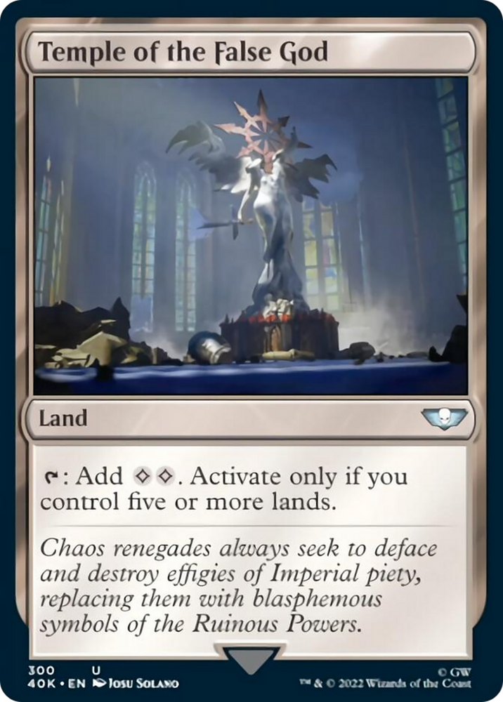 Temple of the False God (Surge Foil) [Warhammer 40,000] 