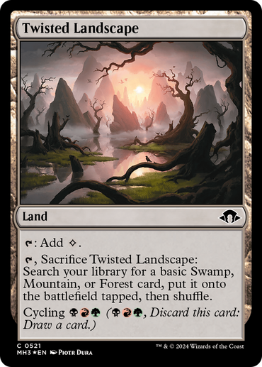 Twisted Landscape (Ripple Foil) [Modern Horizons 3] 