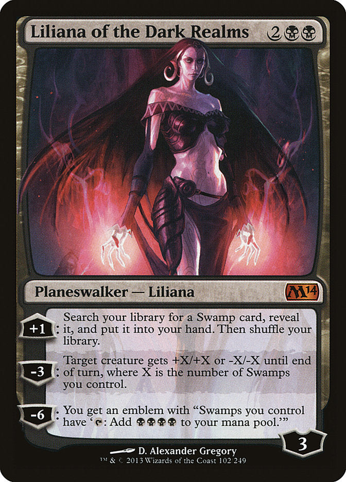 Liliana of the Dark Realms [Magic 2014] 