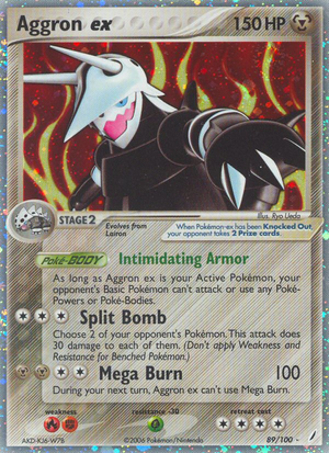 Aggron ex (89/100) [EX: Crystal Guardians] 