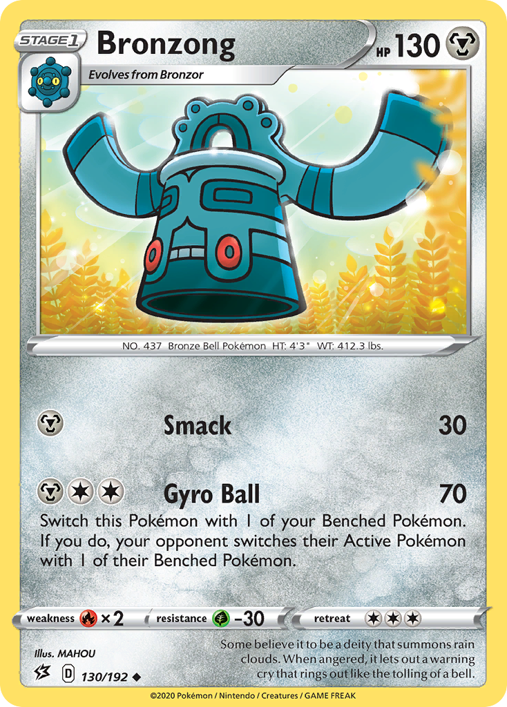 Bronzong (130/192) [Sword & Shield: Rebel Clash] 