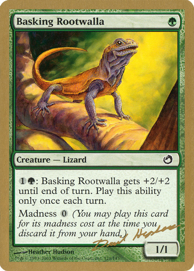 Basking Rootwalla (Dave Humpherys) [World Championship Decks 2003]