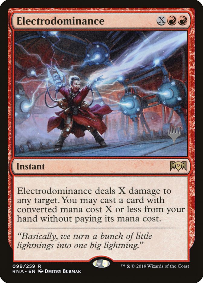 Electrodominance (Promo Pack) [Ravnica Allegiance Promos] 