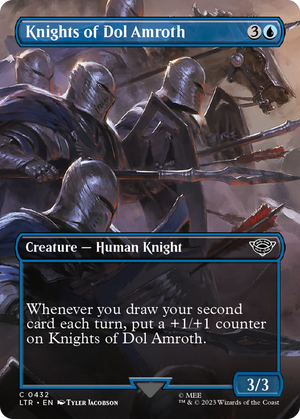 Knights of Dol Amroth (Borderless Alternate Art) [The Lord of the Rings: Tales of Middle-Earth] 