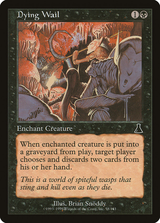 Dying Wail [Urza's Destiny] 