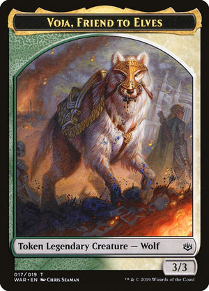 Voja, Friend to Elves Token [War of the Spark Tokens] 