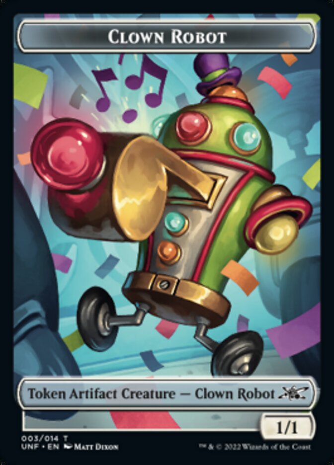 Clown Robot (003) Token [Unfinity Tokens] 