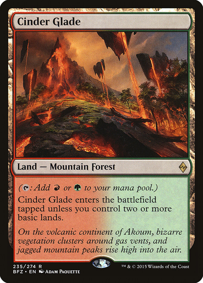 Cinder Glade [Battle for Zendikar] 