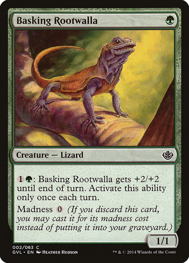 Basking Rootwalla (Garruk vs. Liliana) [Duel Decks Anthology] 