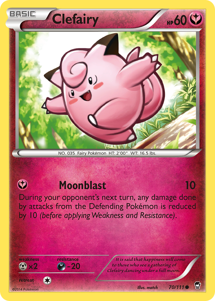 Clefairy (70/111) [XY: Furious Fists] 