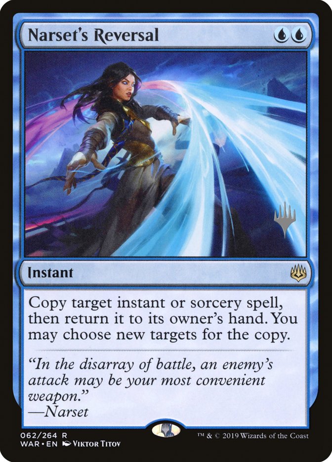 Narset's Reversal (Promo Pack) [War of the Spark Promos] 