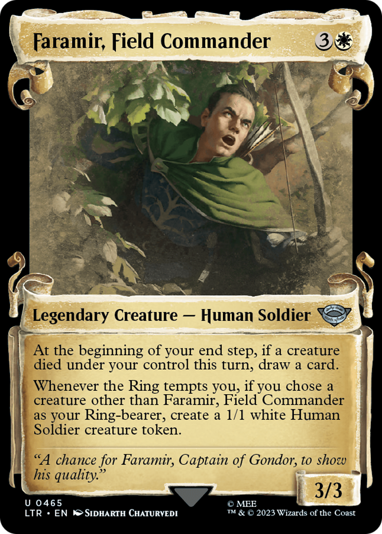 Faramir, Field Commander [The Lord of the Rings: Tales of Middle-Earth Showcase Scrolls] 