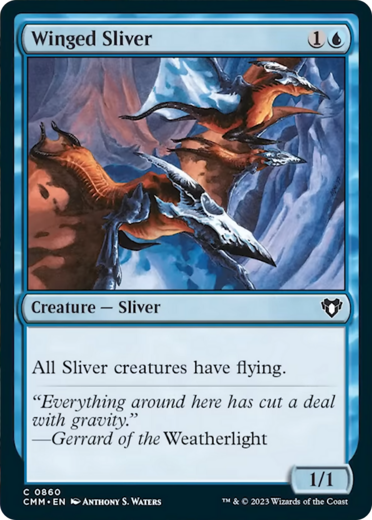 Winged Sliver [Commander Masters] 