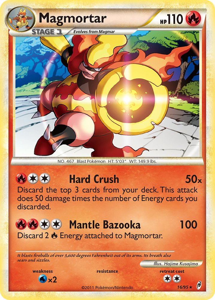 Magmortar (16/95) [HeartGold &amp; SoulSilver: Call of Legends] 