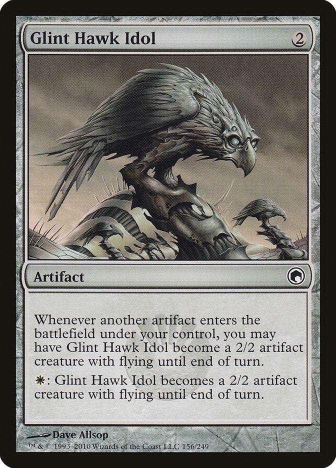 Glint Hawk Idol [Scars of Mirrodin] 